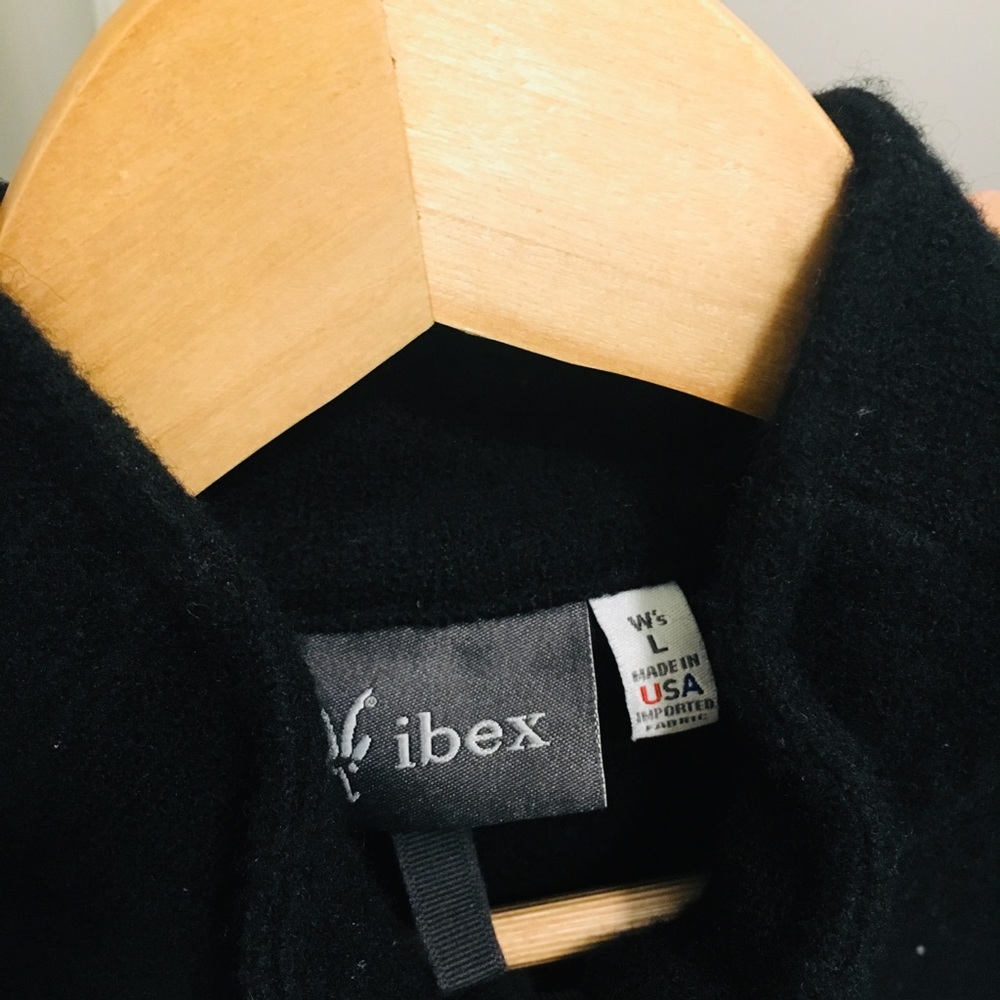 Ibex marino wool zip sweater